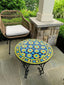 Handmade mid century garden patio outdoor table moroccan decor coffee table