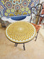 Customizable crafted moroccan pattern outdoor indoor coffee table mosaic table golden