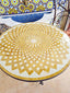 Customizable crafted moroccan pattern outdoor indoor coffee table mosaic table golden