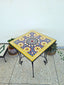 Customizable 100 crafted mosaic table moroccan style home decor