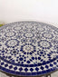 Handmade mid century mosaic table moroccan tiles crafted indoor outdoor coffee table
