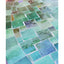 Round moroccan mosaic table in tamegroute green