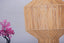 Cloche pendant lamp in raffia Lace lampshade