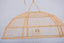 Bell pendant light in raffia Lace lampshade