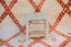 Moroccan wooden and braided stool