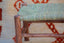Moroccan bench in solid wood and natural weaving