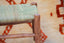 Moroccan bench in solid wood and natural weaving