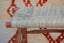 Moroccan bench in solid wood and natural weaving