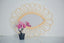 Mirror in rattan eye