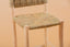 High Bar Chair in wood and rope, Bar Stool