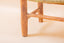 Moroccan bench in solid wood and natural weaving