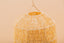 Cloche pendant lamp in raffia Lace lampshade