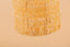 Cloche pendant lamp in raffia Lace lampshade