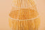 Suspension in raffia Lampshade lace H55cm