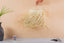 Fringed straw lampshade