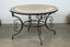 Moroccan outdoor round mosaic tile dining table