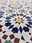 Handmade Traditional Round Mosaic tile table