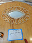 Mirror in rattan eye