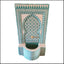 Aqua white Moroccan Mosaic Fountain