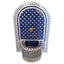 Blue White Arched Moroccan Mosaic Tile Fountain