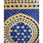 Blue Yellow Moroccan Mosaic Tile Fountain