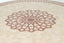 Moroccan outdoor round mosaic tile dining table on iron base
