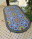 Handmade oval crafts mosaic table moroccan luxury table customizable