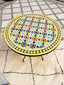 Handmade mosaic art table for outdoor indoor