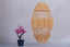 Suspension in raffia Lampshade lace H55cm