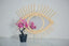Mirror in rattan eye