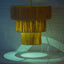 Raffia pendant lampshade