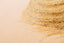 Umbrella-shaped suspension in braided natural fiber doum straw