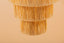 Raffia pendant lampshade