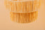 Raffia pendant lampshade