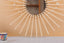 Mirror in rattan eye