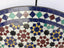 Moroccan outdoor round mosaic tiles table multicolor