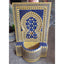 Blue Yellow Moroccan Mosaic Tile Fountain