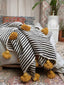 Pom pom blanket