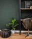 Black White Pouf Leather